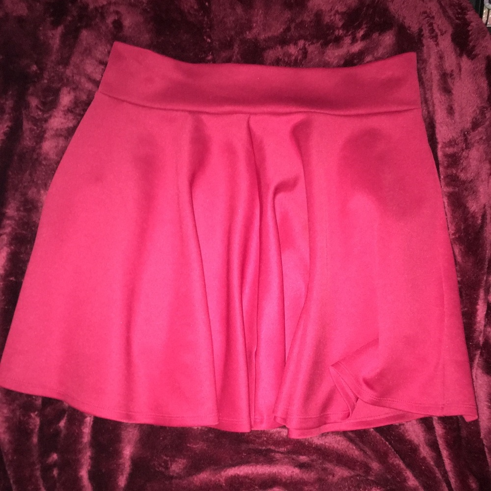 Red Skater Skirt 2x